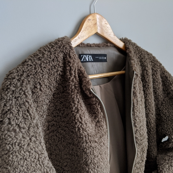 Zara teddy jacket - Picture 4 of 8